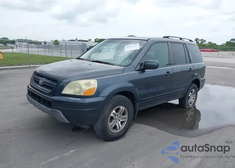 2004 Honda Pilot Ex-L из США, поврежденный, VIN 2HKYF18524H564278